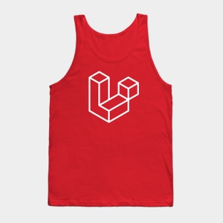 Laravel Framework Logo White Mode Tank Top